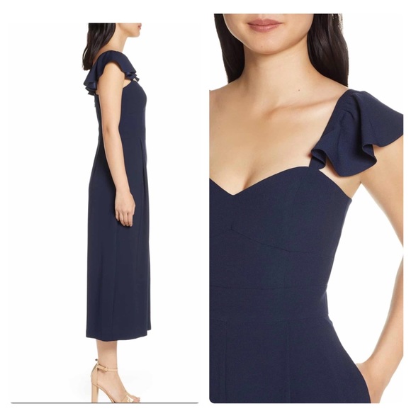 Eliza J Ruffle Sleeve Jumpsuit - Picture 2 of 3